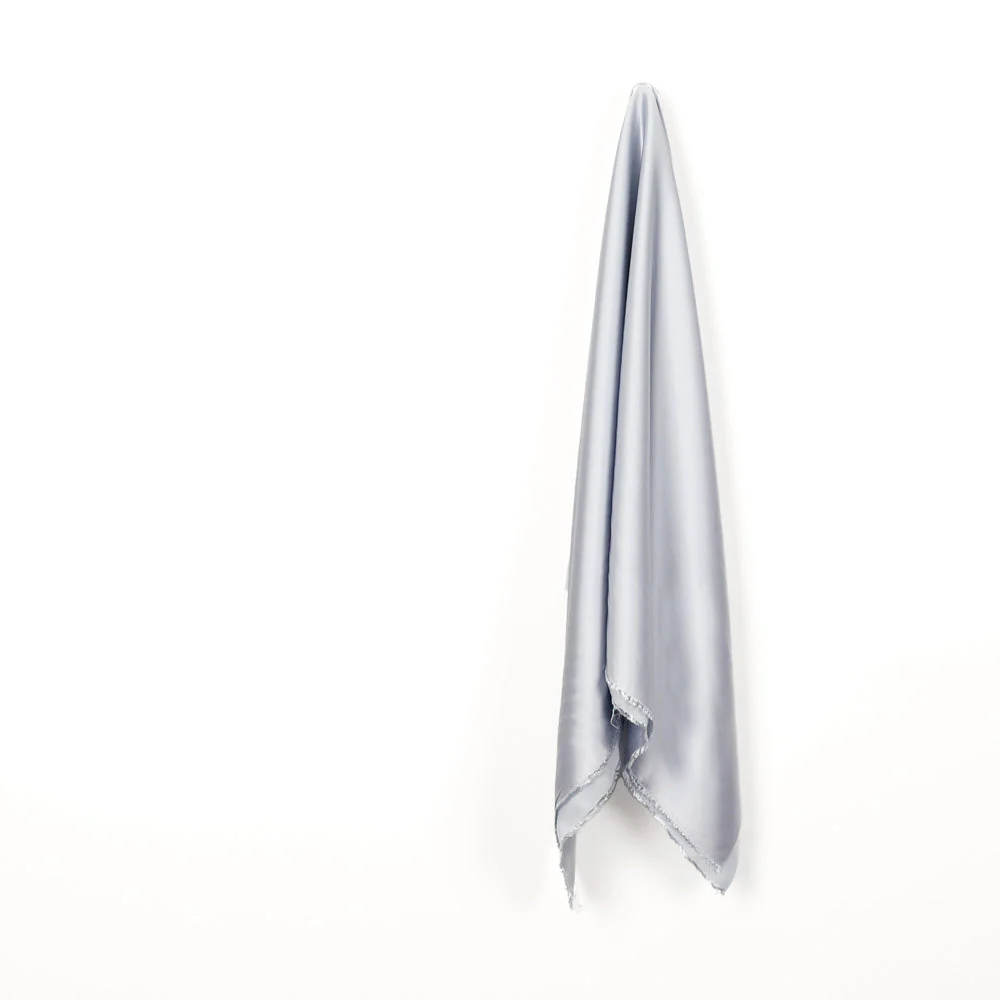 Viscose/Poly Satin - Chrome - Image 2