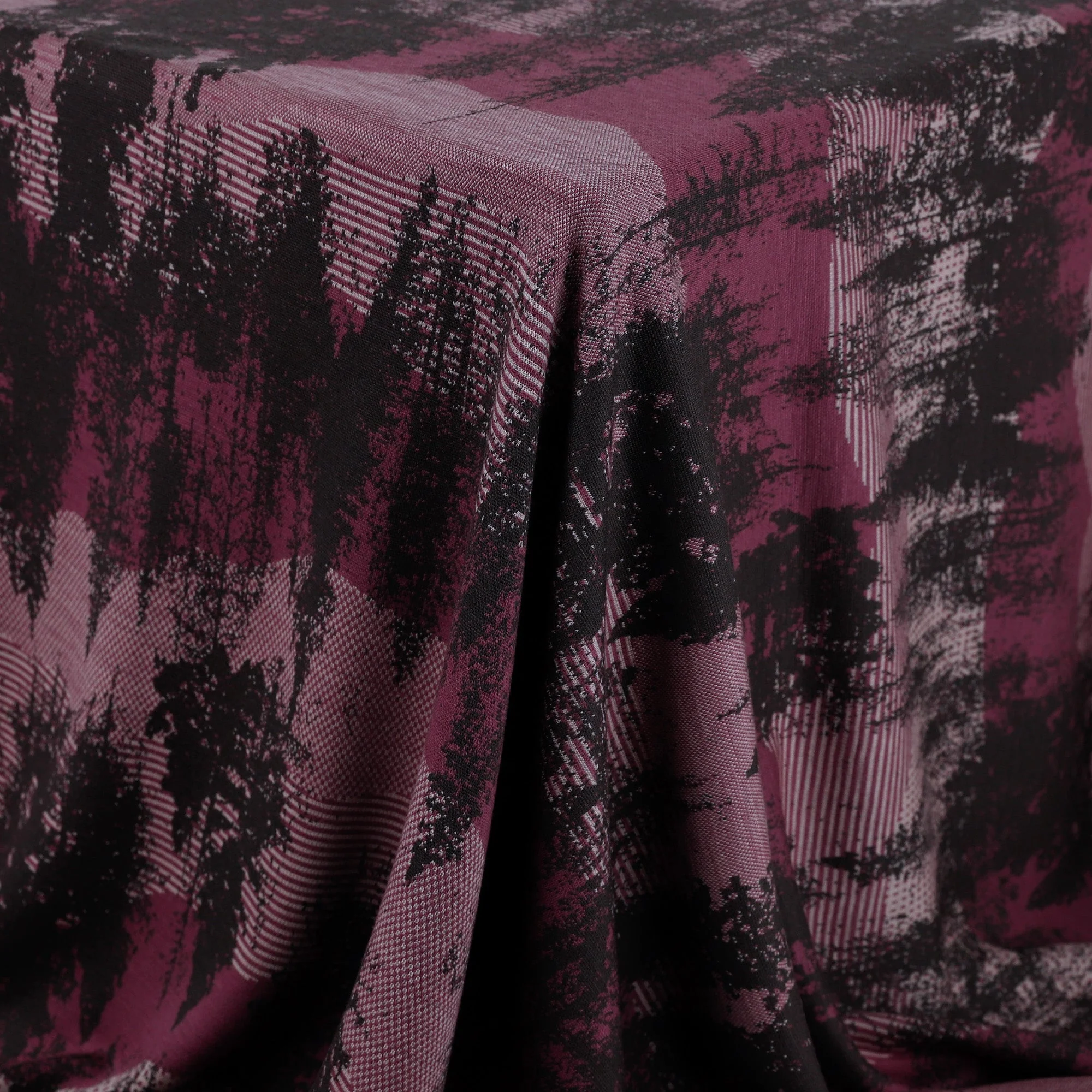 Alpine Trees Merino Jacquard - Muddy Pink - Image 2