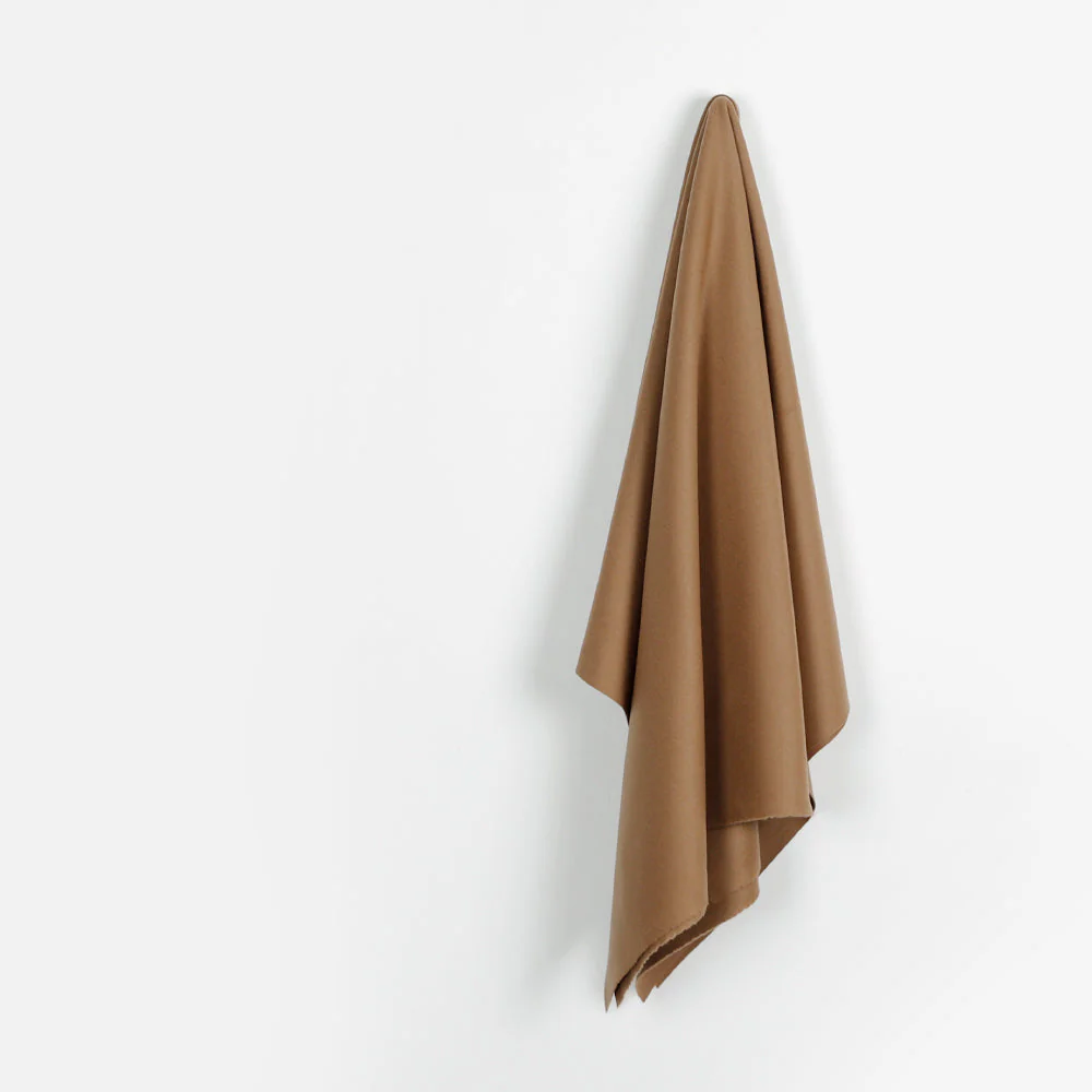 Wool/Cashmere Blend Melton - Noix - Image 2