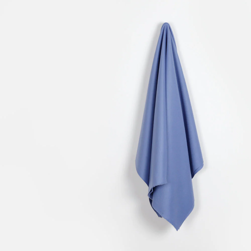 Wool/Cashmere Blend Melton - Sea Holly - Image 2