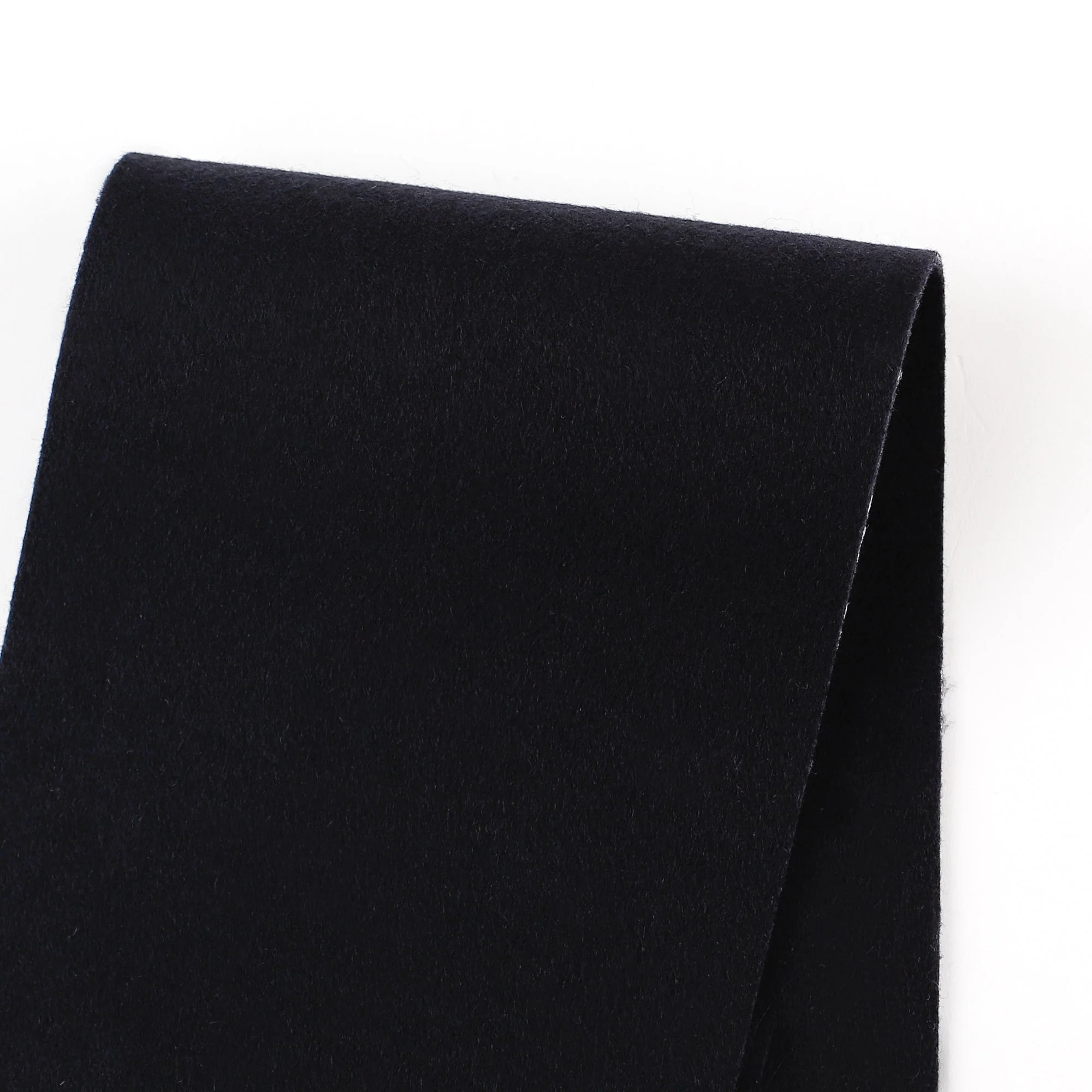 Wool/Nylon Melton - Midnight