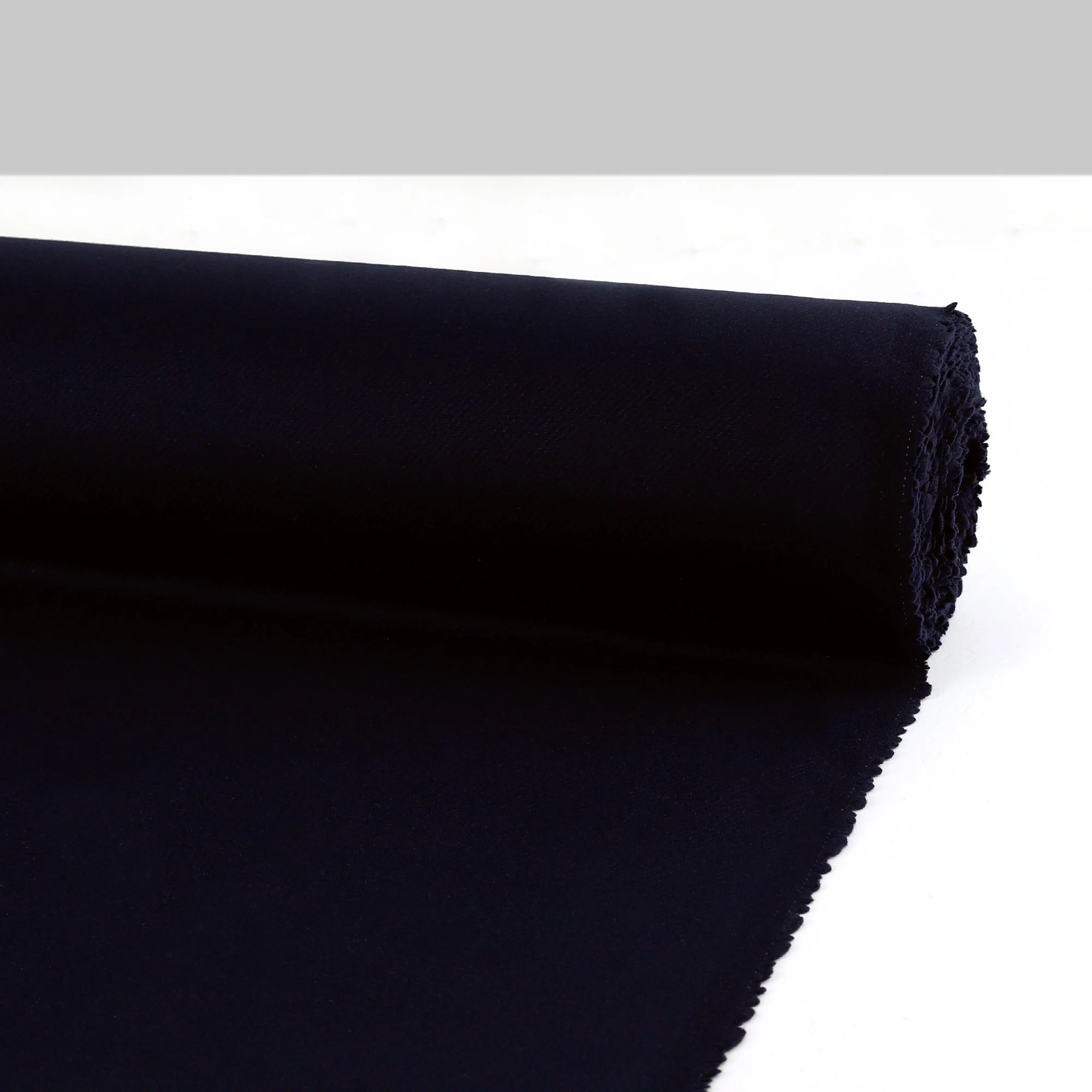 Wool/Nylon Melton - Midnight - Image 3