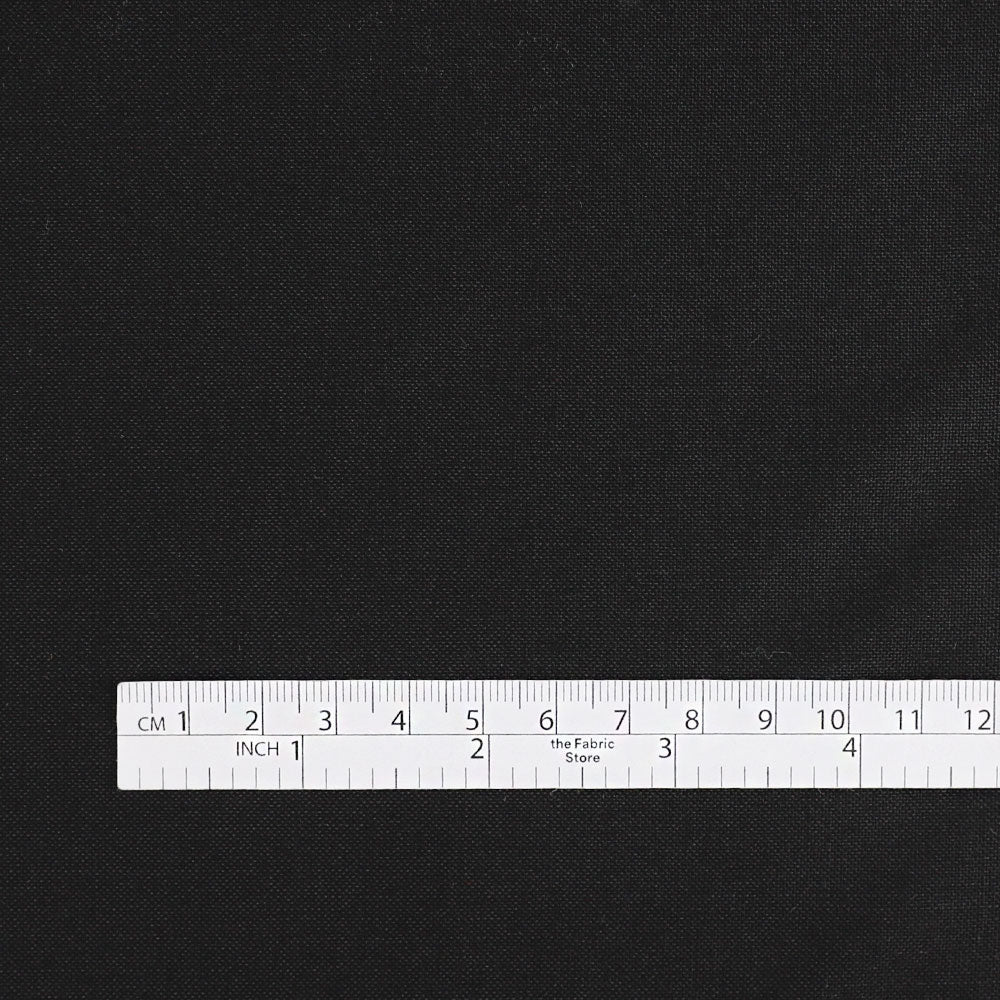 Wool/Poly Suiting - Black - Image 4