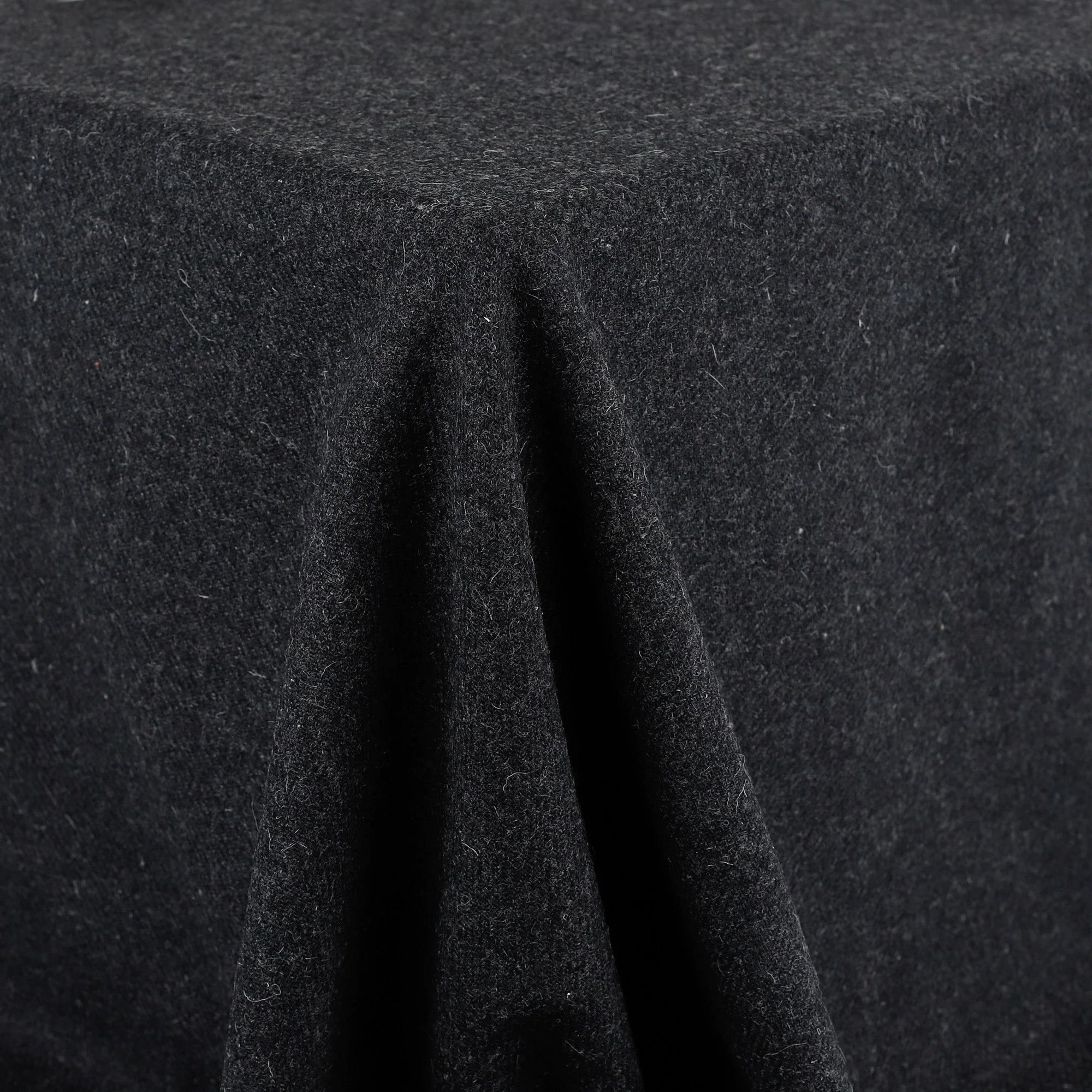 Woolly Twill Coating - Coal - Image 2